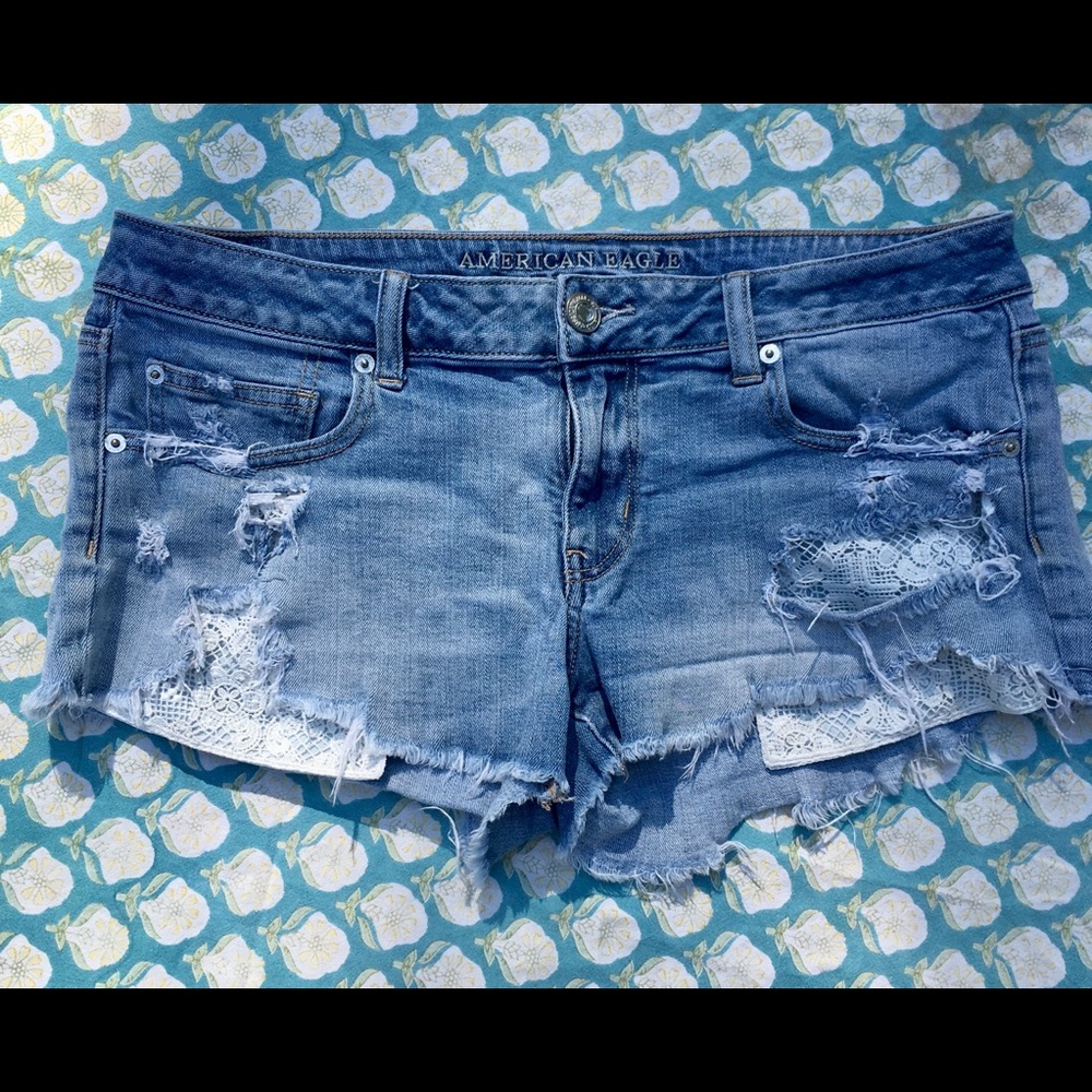 American Eagle Outfitters Super-Low Shortie Cutoff